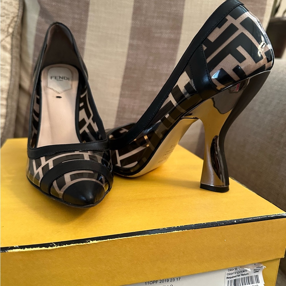 Fendi décollete pvc / Zuca FF logo PVC pumps
